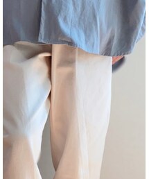 GU | コクーンシルエットカラージーンズ　Mサイズ　natural(パンツ)