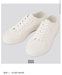 UNIQLO | コットンキャンパススニーカー　26.5cm 990円(スニーカー)
