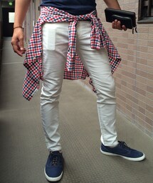 GU | ホワイトパンツ(その他パンツ)