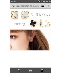 楽天市場 | ヴァンクリ風イヤリング(イヤリング)