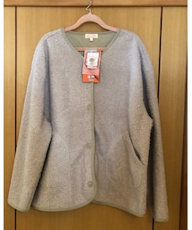 しまむら | ボアフリースジャケット　　2020.11.(ノーカラージャケット)