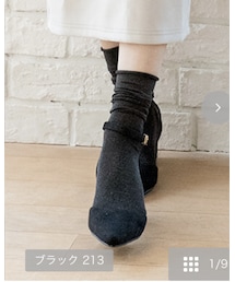 しまむら | シアーラメクルーソックス　　星玲奈　2021.2.(ソックス/靴下)