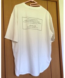 しまむら | ラウンドヘムバックプリントTシャツ(Tシャツ/カットソー)