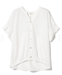 BEAMS HEART | スキッパーネックカットソー　　　2021.5.(Tシャツ/カットソー)