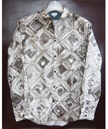 Paul Smith | ラウンドカラー総柄シャツ(シャツ/ブラウス)