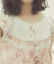 LIZLISA | 花柄パッチワークトップス(シャツ/ブラウス)