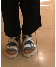 ZUCCa | デニムオープントゥ(サンダル)