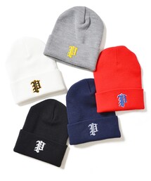 PRIVILEGE プリビレッジ - CLASSIC P LOGO LONG BEANIE(ニットキャップ/ビーニー)