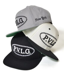 PRIVILEGE | PRIVILEGE プリビレッジ - OVAL LOGO 6PANEL SNAPBACK CAP(キャップ)
