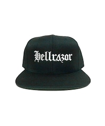 Hellrazor - OL’ENGLISH SNAP BACK CAP - BLACK(キャップ)