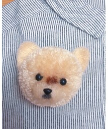 犬ぽんぽん | ブローチ/コサージュ