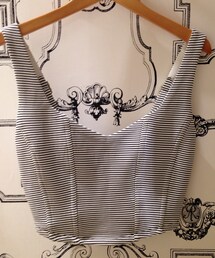 COCO DEAL | ボーダージャカードビスチェ(その他トップス)