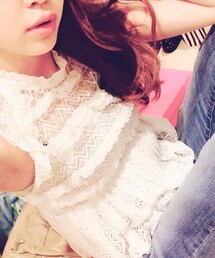 COCO DEAL | ペプラムレーススタンドカラーtops(シャツ/ブラウス)