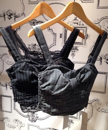 COCO DEAL | ピンストライプリボンビスチェ(その他トップス)