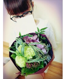 with bouquet♡ | その他