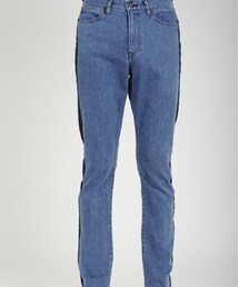 LAD MUSICIAN | SIDELINE TAPERED TIGHT JEANS(デニムパンツ)