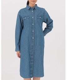 無印良品 | シャツワンピース