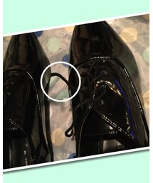 タグ切ったつもりが靴紐を切る🤮 | シューズ