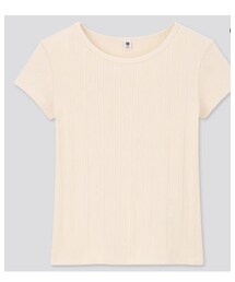 UNIQLO | ランダムリブT（120cm）(Tシャツ/カットソー)