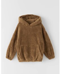 ZARA KIDS | ボア生地フーディ(152)(パーカー)