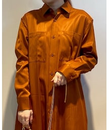 UNDECORATED | シャツワンピース