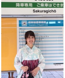 帯がわかりやすい写りの | 浴衣