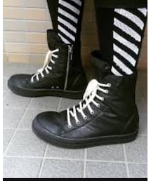 DRKSHDW by RICK OWENS | この時は紐を白に変えています。(スニーカー)