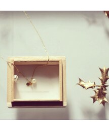 ネックレス/atelier bloom
オリジナル真鍮ちょうちょと、淡水パールのネックレス(ネックレス)