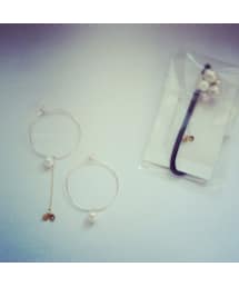 ピアス/atelier bloom

K14GFフープピアス 
(淡水パール、真鍮ちょうちょ)(ピアス（両耳用）)