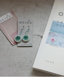 OCICA/鹿角と網糸のピアス、ネックレス(ピアス（両耳用）)