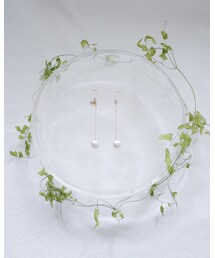 atelier bloom | 大粒淡水パールちょうちょピアス/2016SS(ピアス(両耳用))