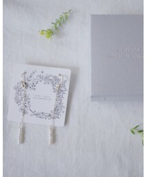 atelier bloom | 淡水パール　スティックピアス(ピアス（両耳用）)