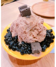 ミルクティーかき氷🍧 | 食器