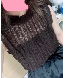 GU | インナー着ないと透け透けです。¥990(シャツ/ブラウス)