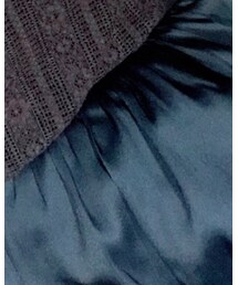 GU | レザーの黒のスカート。¥990(スカート)