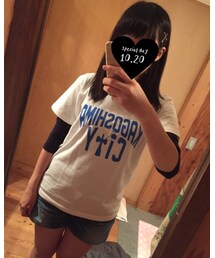 ジャケット脱いだらこんなかんじ🙆💕✨ | Tシャツ/カットソー