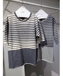 KIIT | 80/- ボーダー裏毛TOPS(その他トップス)