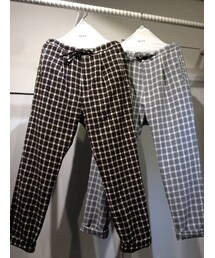 KIIT | K I I T WOOL×COTTON REFINE CHECK EASY PANTS(その他パンツ)