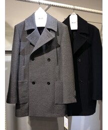 KIIT | パウダーウール ダブルフェイスメルトン P-COAT(ピーコート)