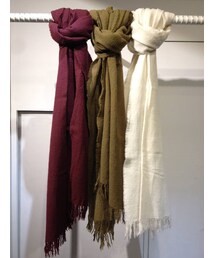 KIIT | K I I T WOOL100% 梨地大判ストール・マフラー(マフラー)