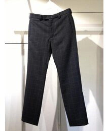 KIIT | 80/20 ウールチェック トラウザー CHACORLGRAY×YELLOW(その他パンツ)