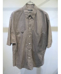 KIIT | KIIT 14 SS ギンガムチェックS/S 比翼 B.D BIG SHIRTS(シャツ/ブラウス)