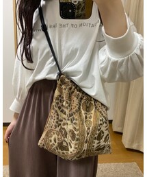 Green　Parks | ・ジャガード巾着ショルダーバッグ＊(ショルダーバッグ)