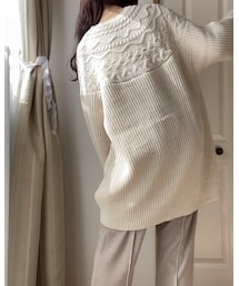 Green　Parks | ・SUGAR SPOON キュウシンアミプルオーバー(トップス)