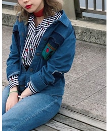 Aymmy in the batty girls | デニムジャケット