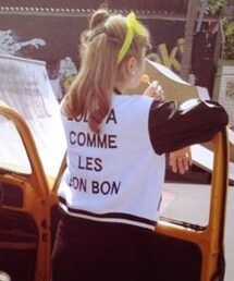 E hyphen world gallery Bon Bon | スタジャン(ブルゾン)