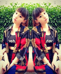 KIDSTAR  | 復古襯衫防曬外套(その他アウター)