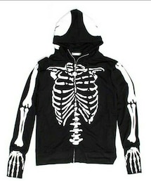 ACDC | 全身骨のZIPパーカー(パーカー)