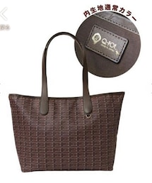 Q-pot. | ビターチョコレート ジップ トートバッグ(トートバッグ)