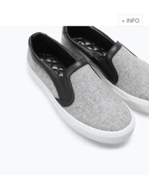 ZARA | fabric plimsoll(その他シューズ)